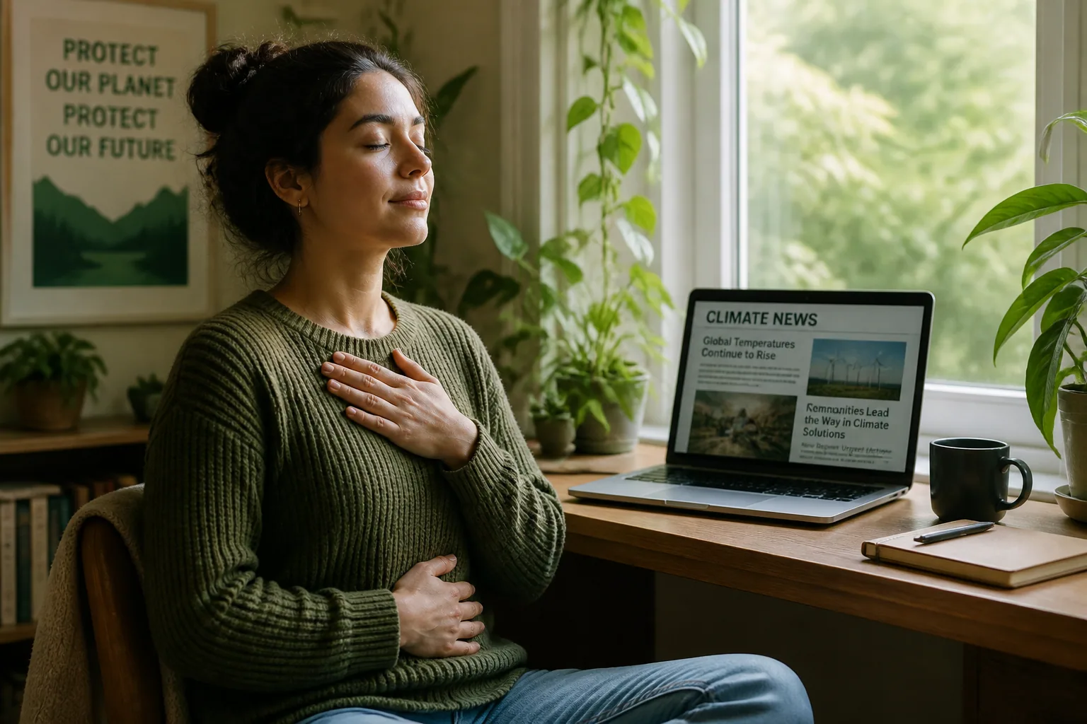 Breathwork for Eco-Anxiety: Techniques to Calm Your Nervous System When the World Feels Overwhelming