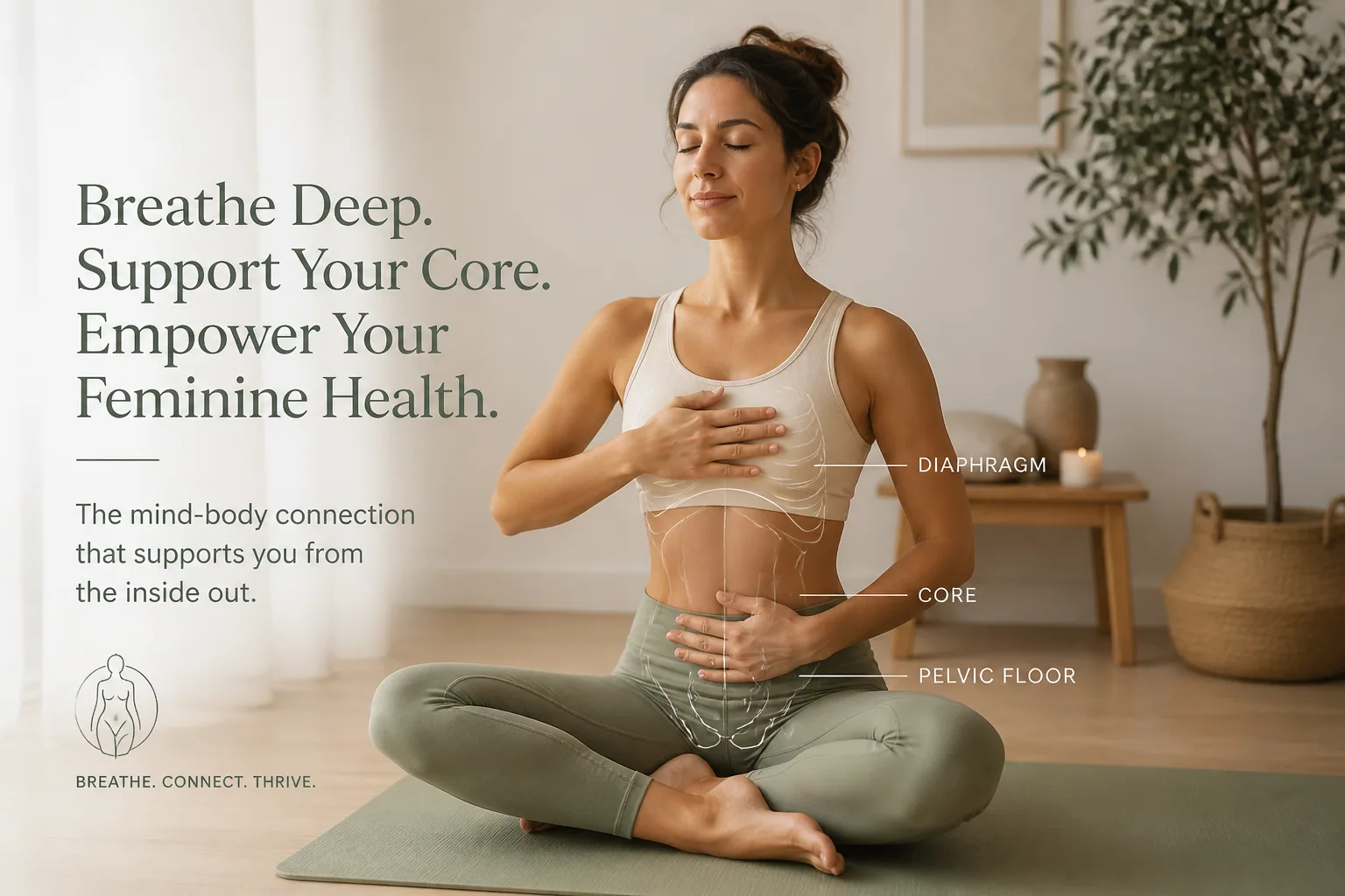 Pelvic Power in Breathwork: How Better Breathing Supports Core Strength, Tension Relief, and Feminine Health
